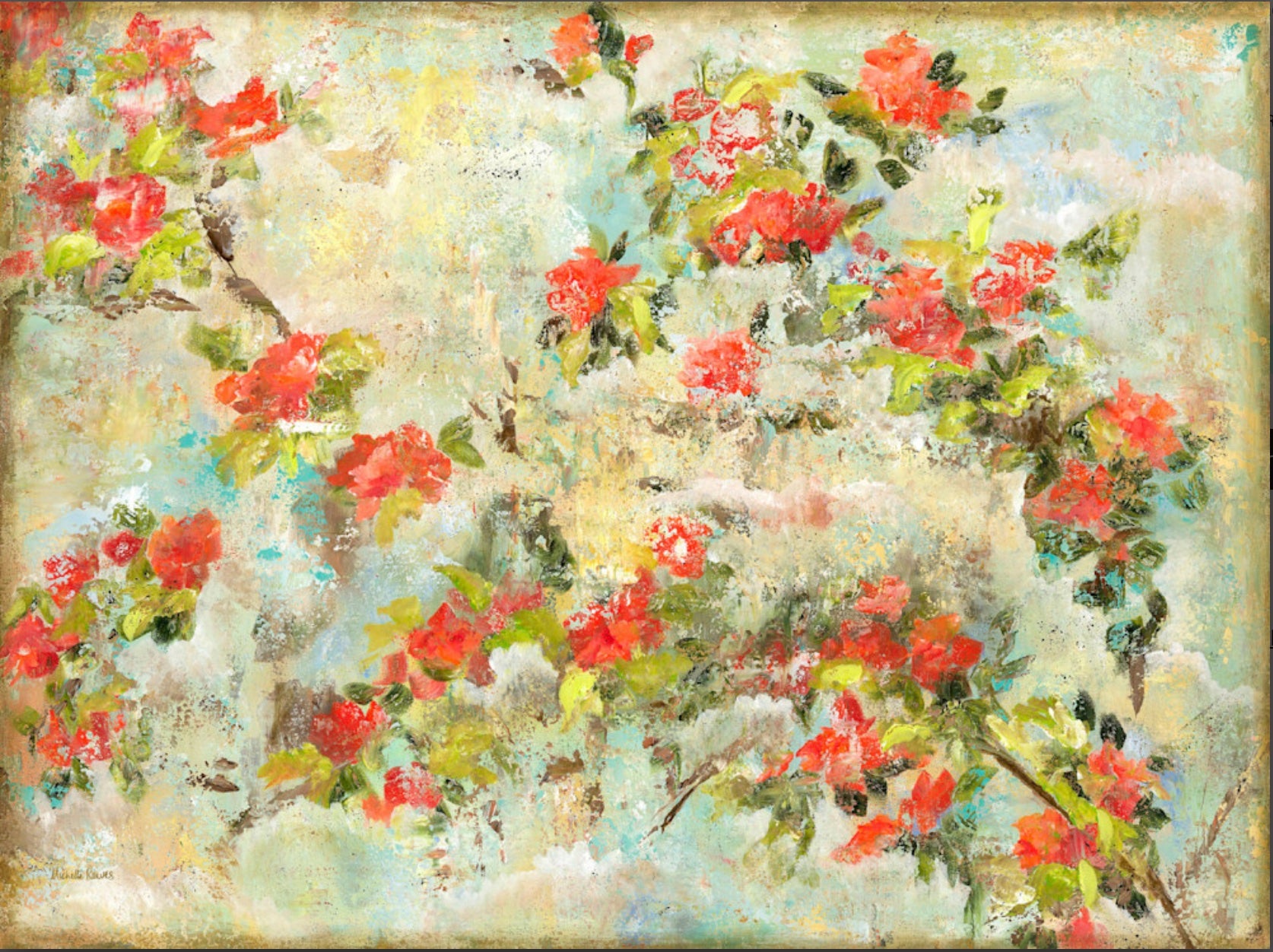 Green Piece 36x48