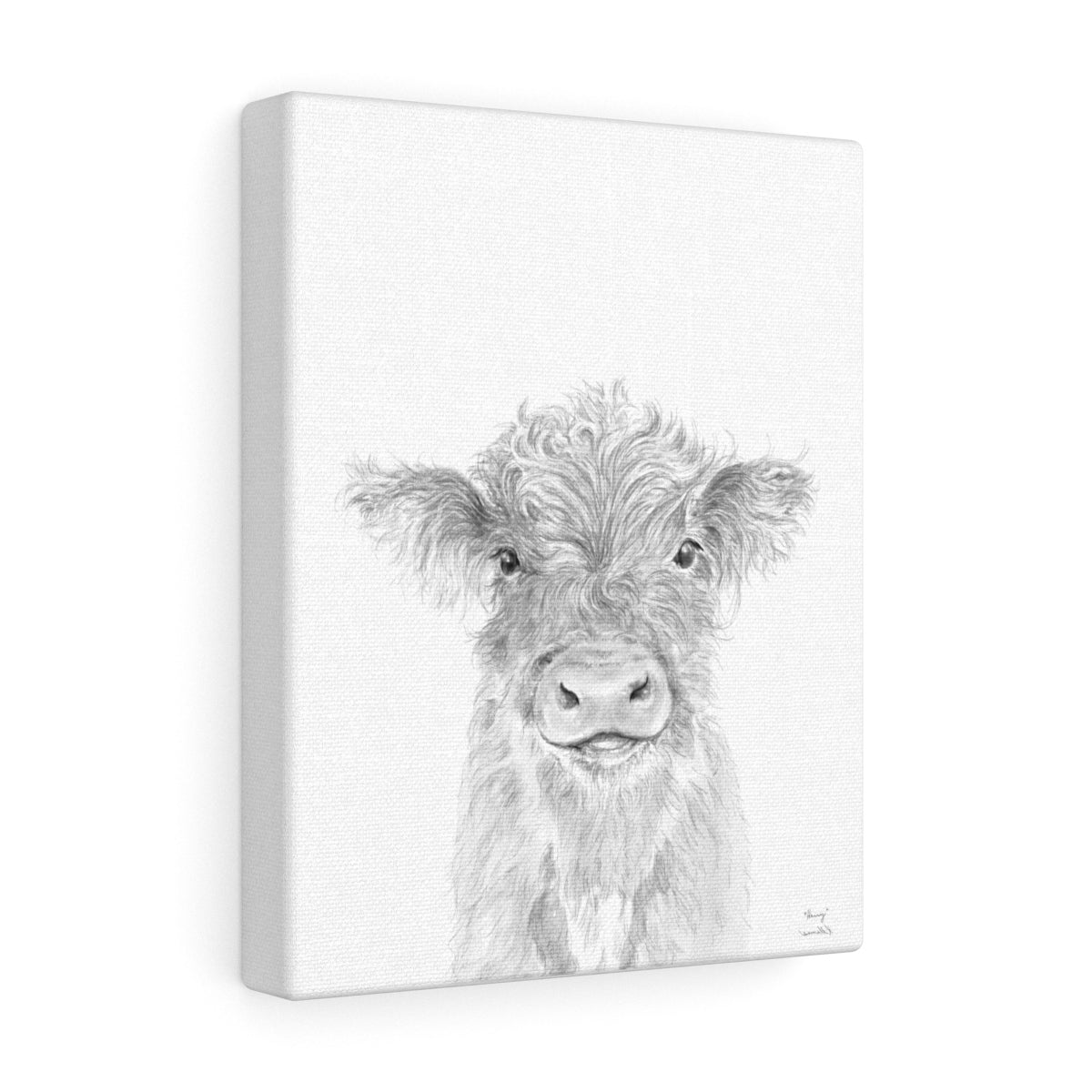 Harry Cow - Animal Art Canvas