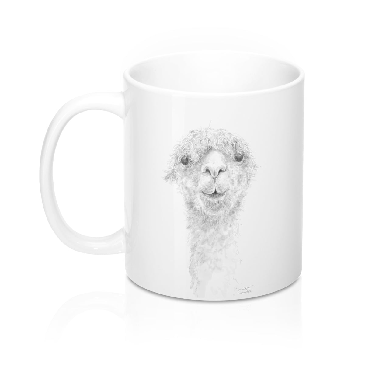 Personalized Llama Mug - CHRISTOPHER