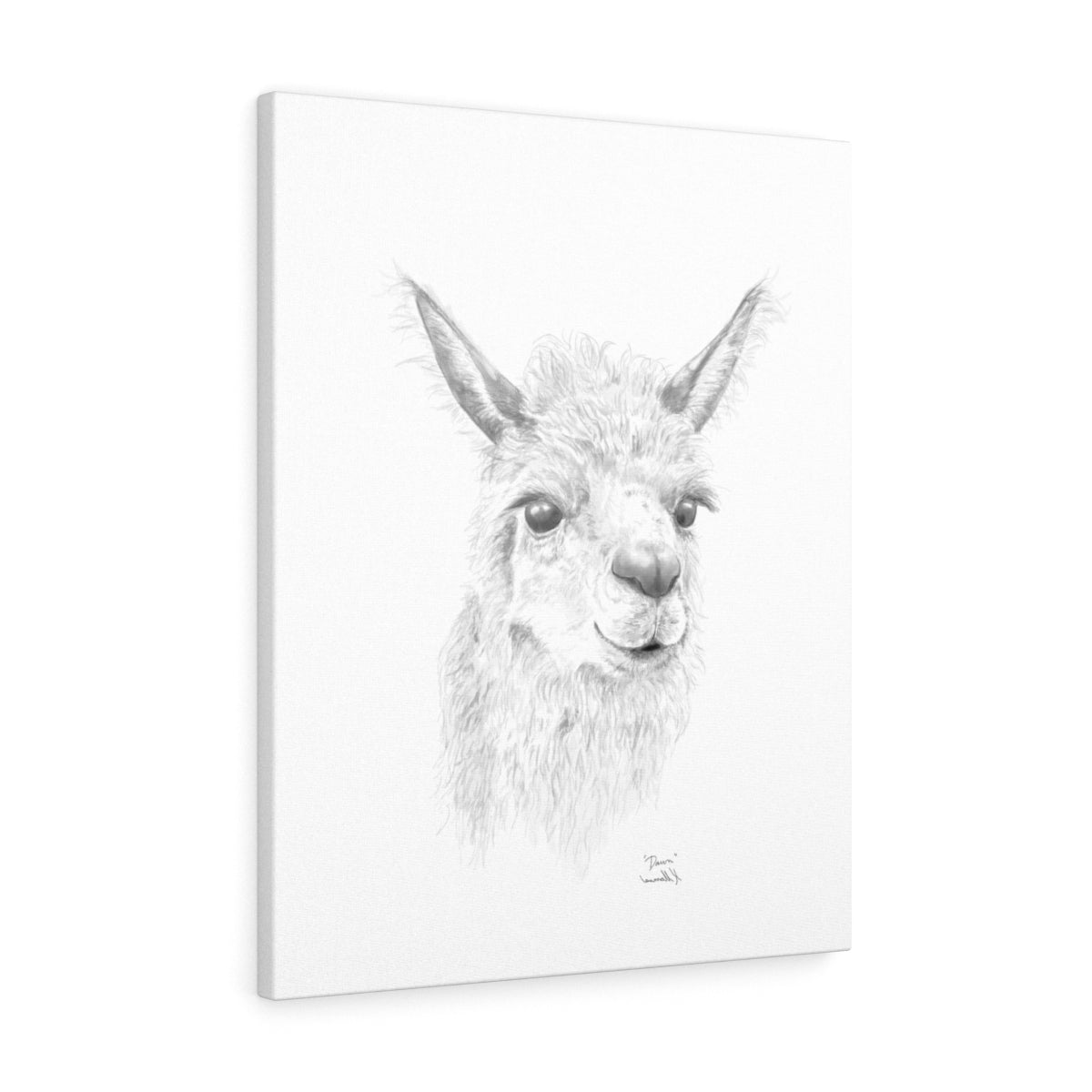 Dawn Llama - Art Canvas