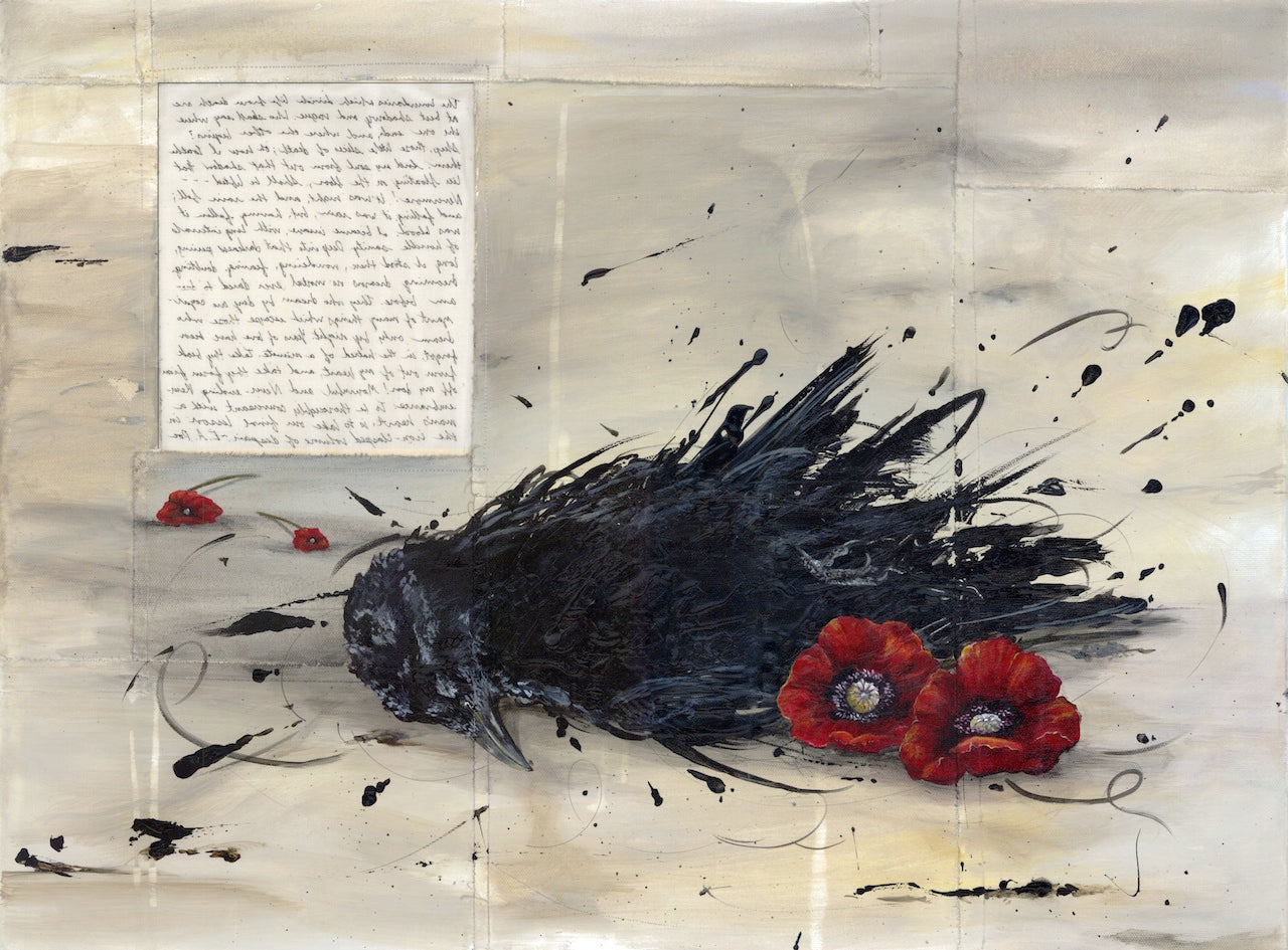 100 Years of Poe - K. Llamas Wall Art Print
