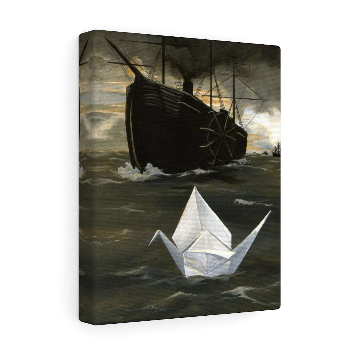 A Tsuru for Perry - K. Llamas Wall Art Print