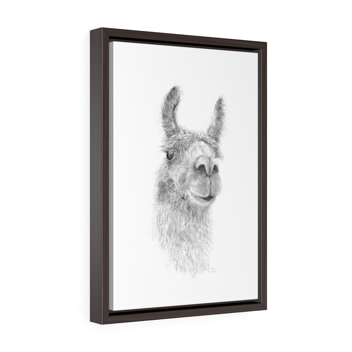 Vertical Framed Premium Gallery Wrap Canvas