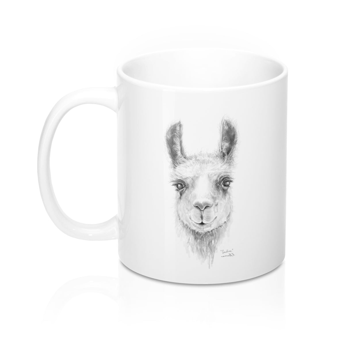 Llama Name Mugs - CAROLINE