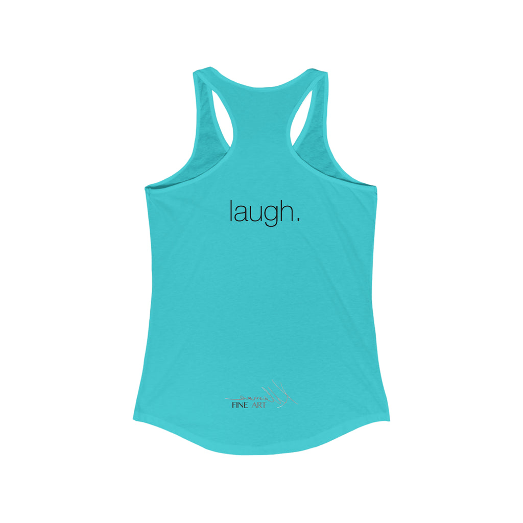 Llama Yoga Tank Top- LAUGH