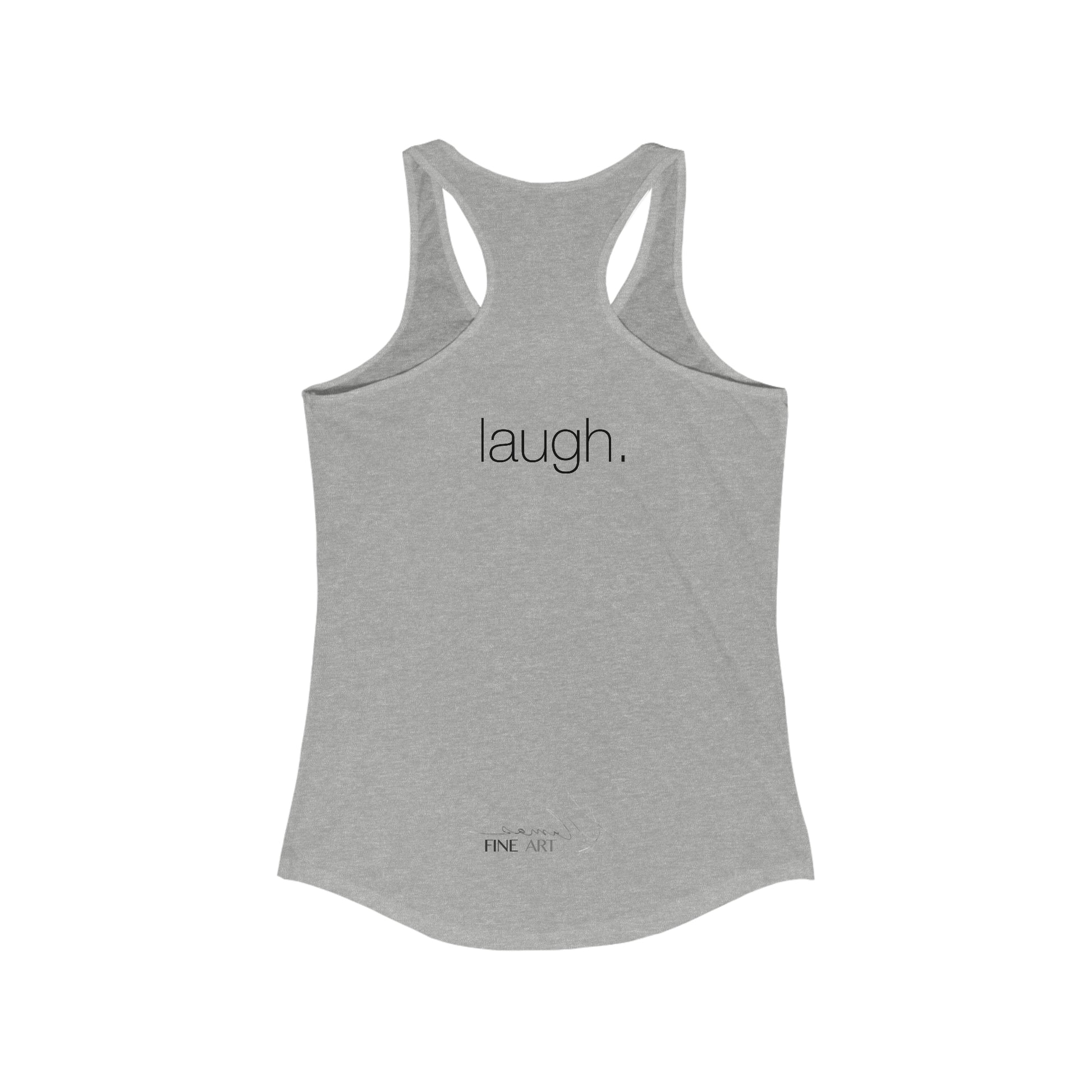 Llama Yoga Tank Top- LAUGH