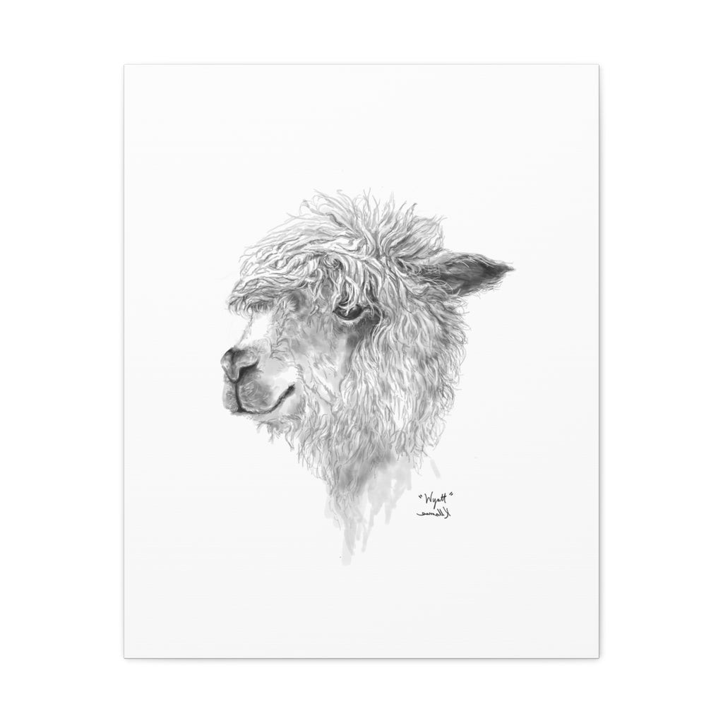 WYATT Llama - Art Canvas