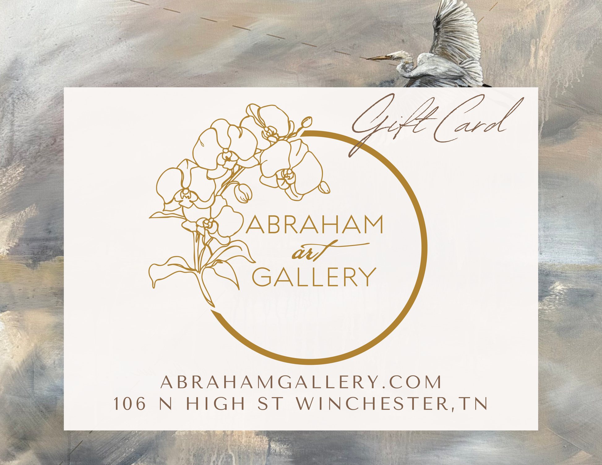 Abraham Art Gallery Gift Card