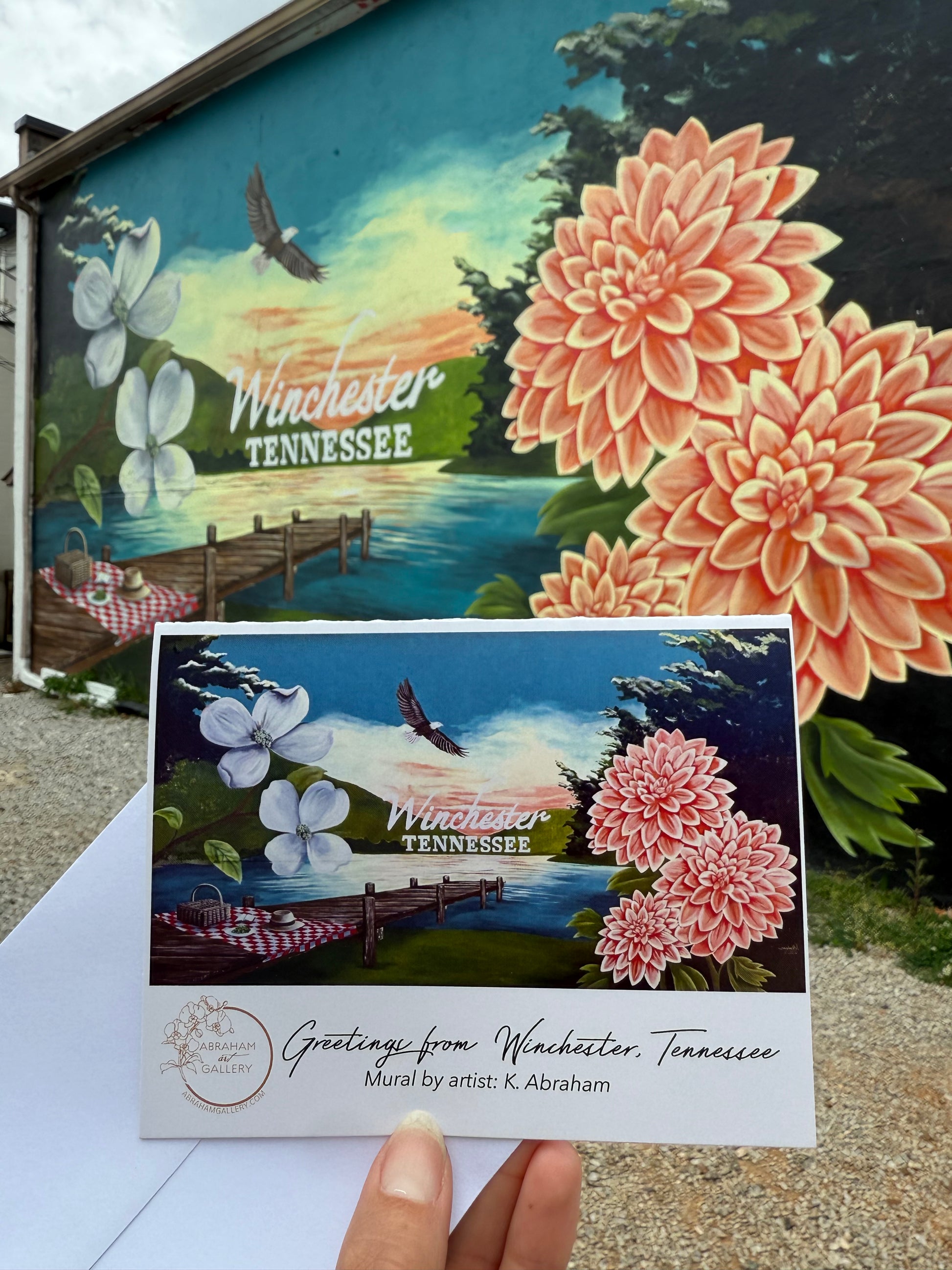 Winchester Mural Greeting card