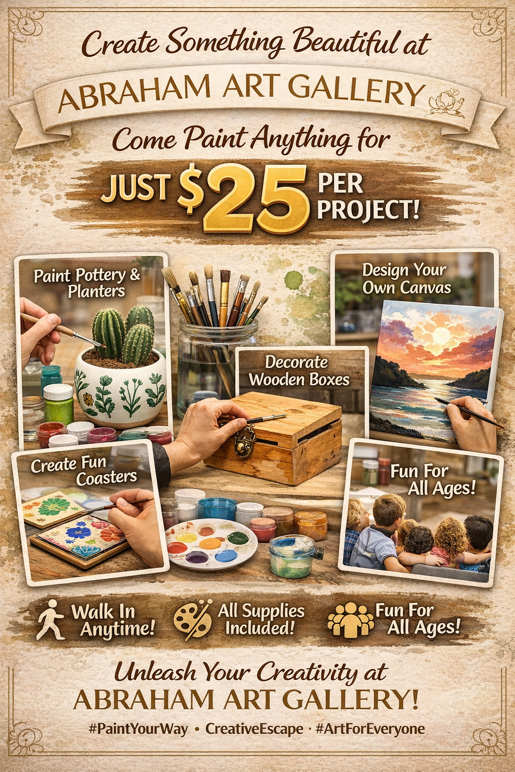 Pop in & Paint!