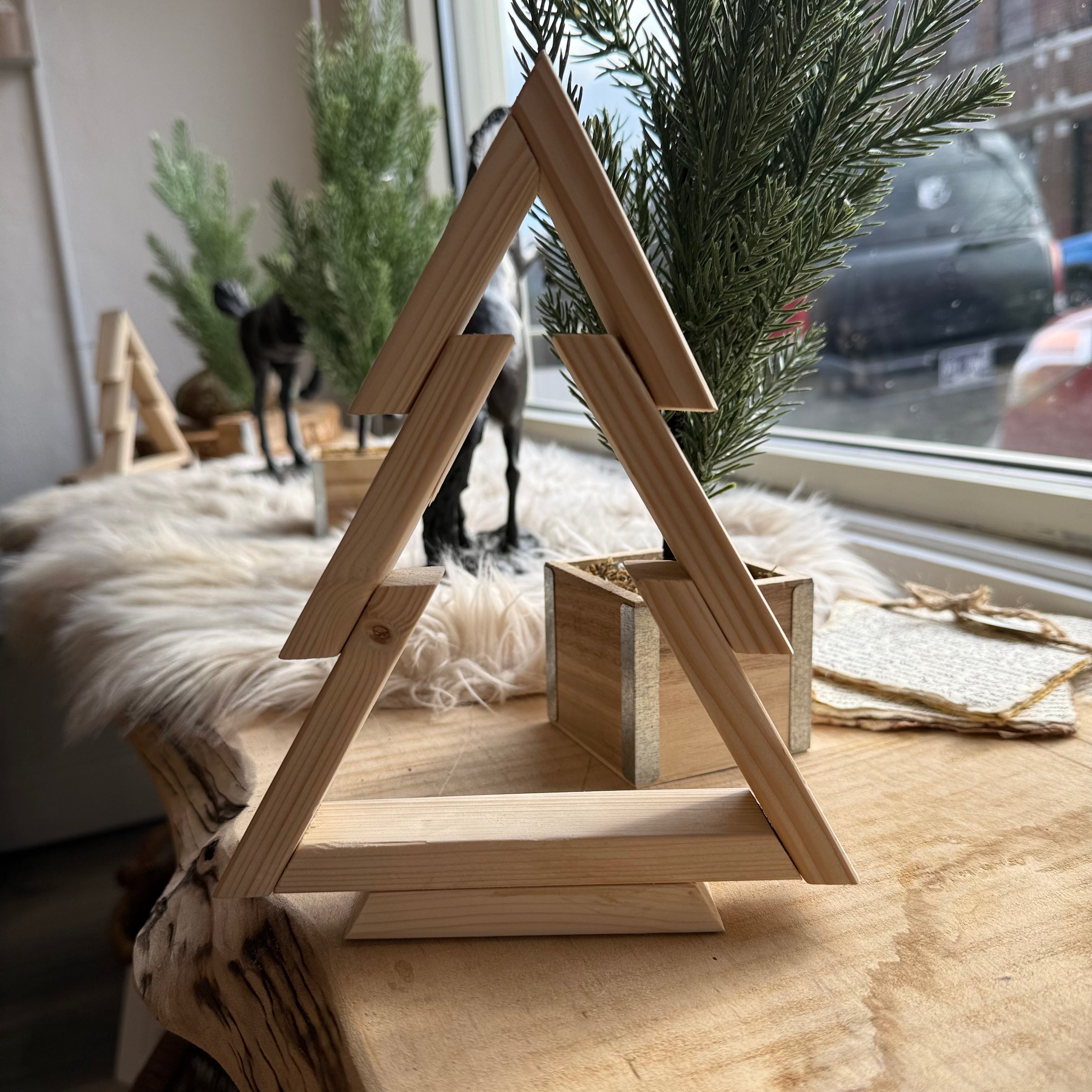 Wooden Christmas Trees