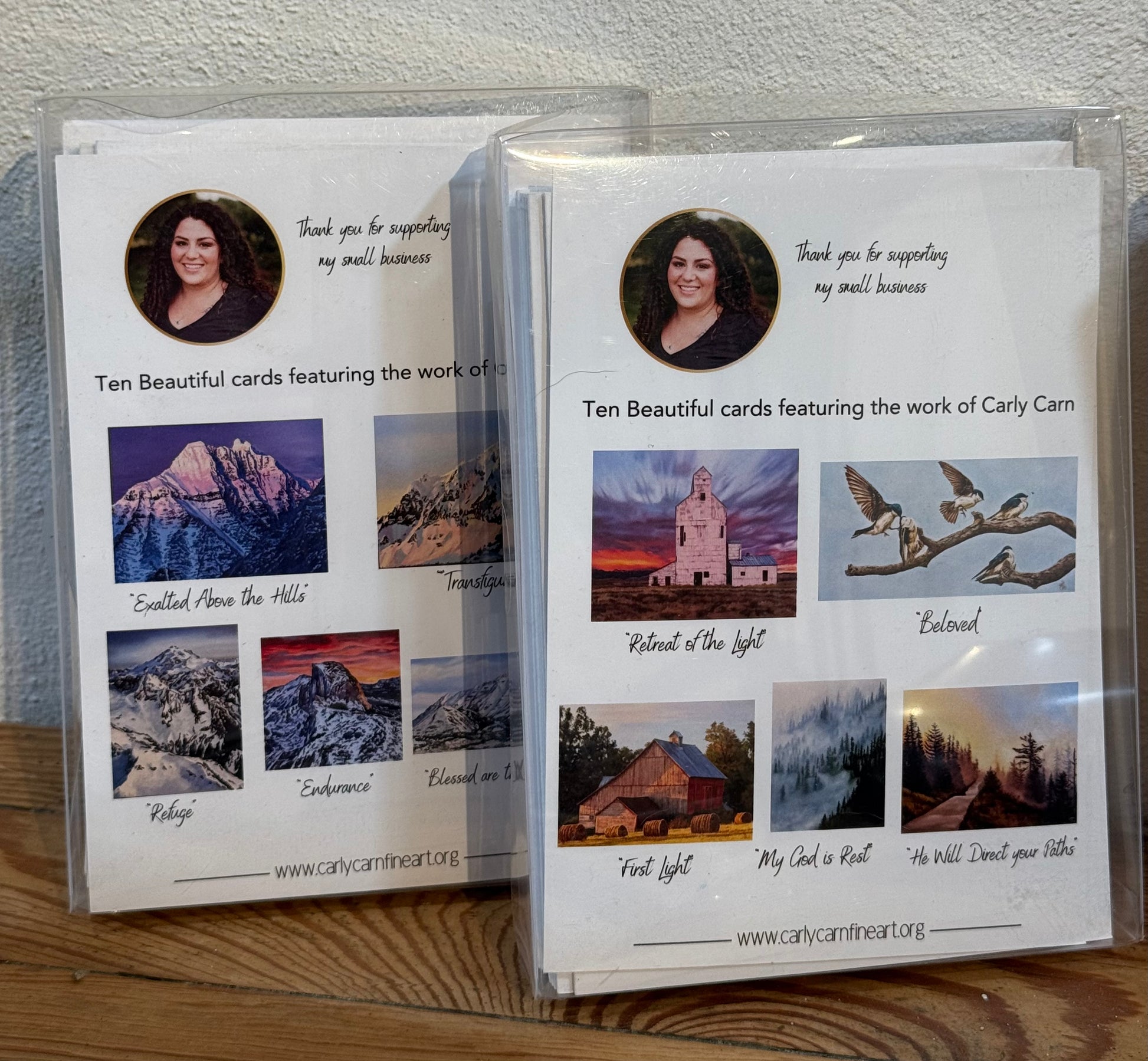 Carly Carn Cards 10 pack