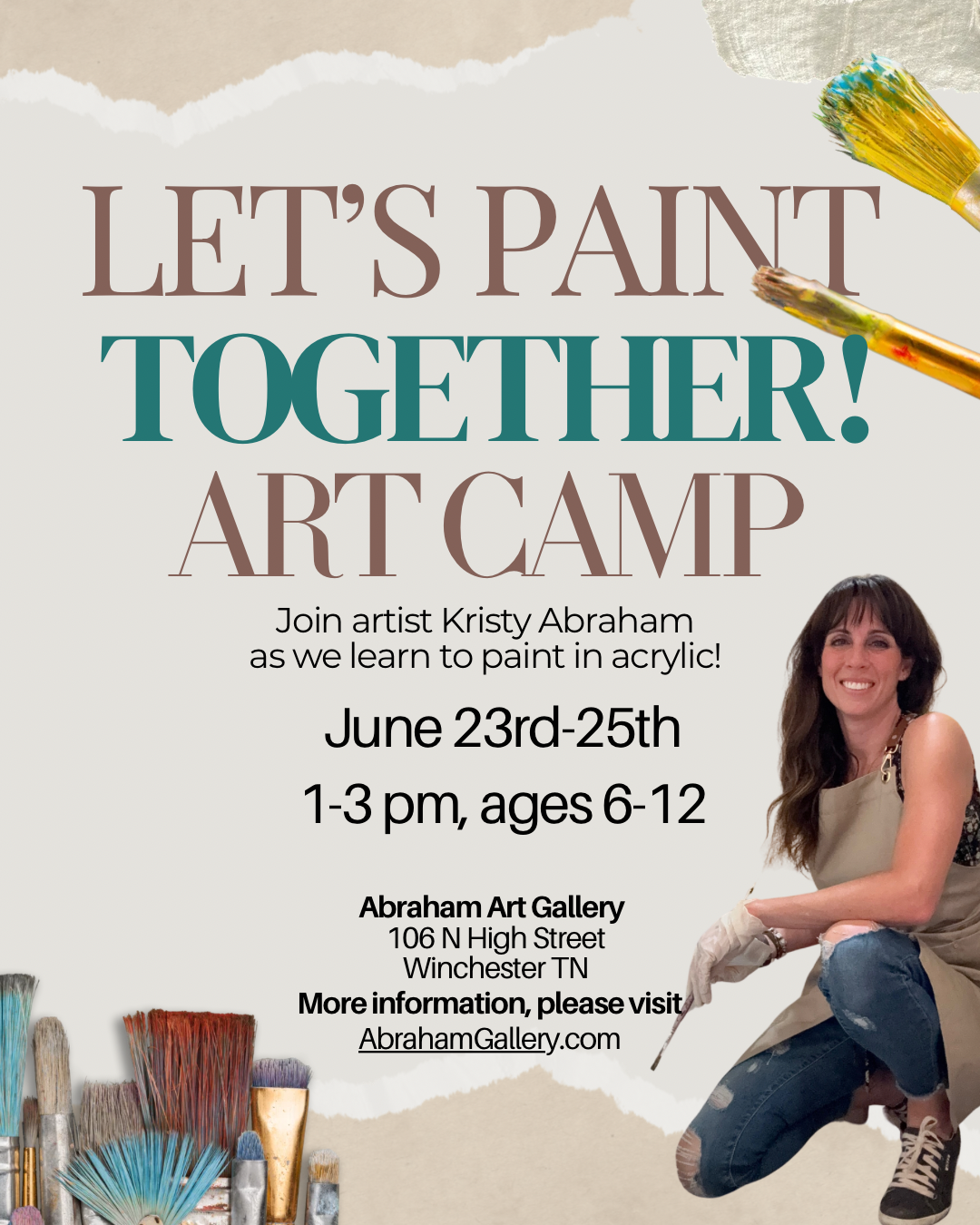 Kids Art Camp: Acrylic Painting