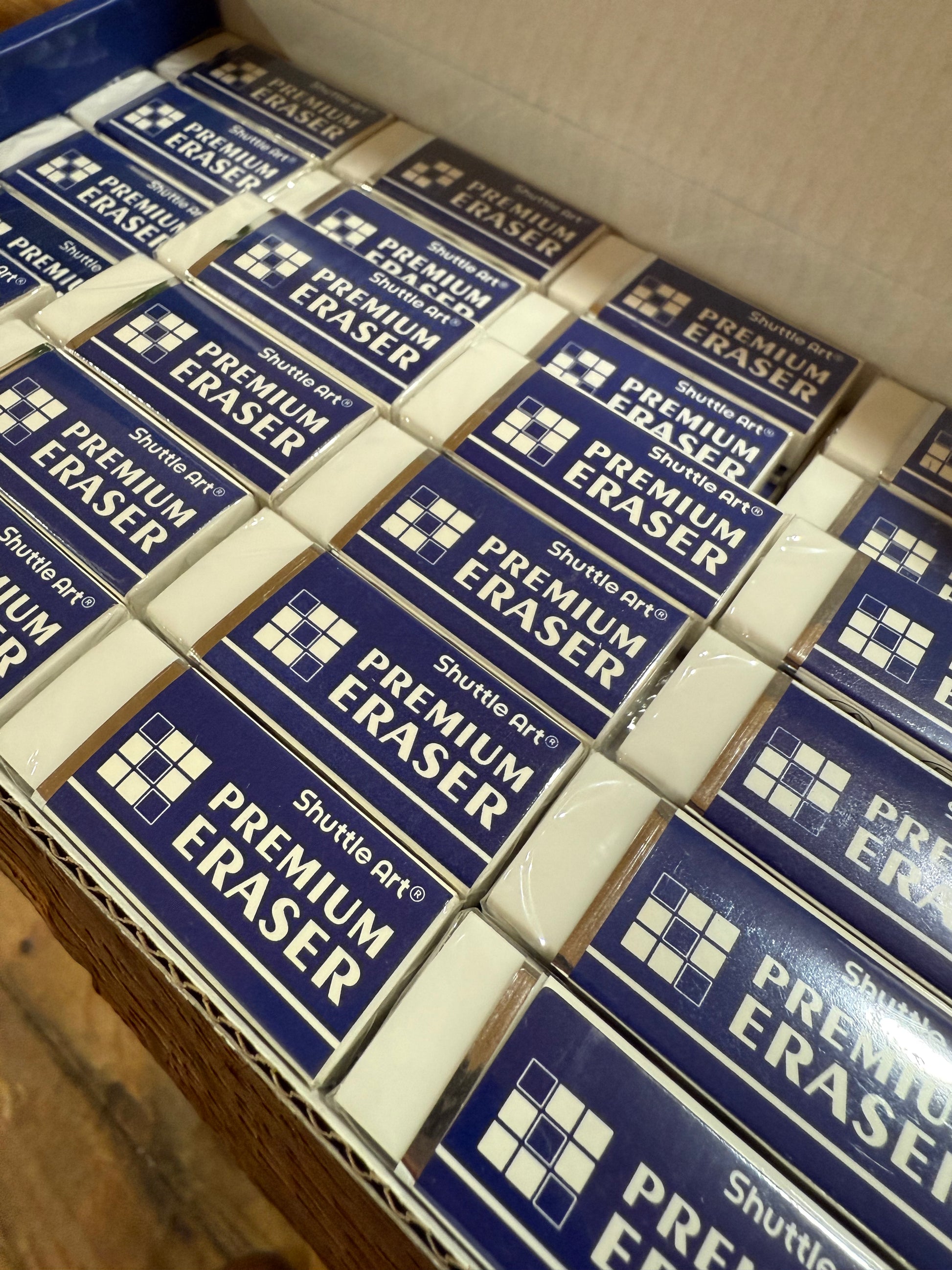 White Drawing Erasers