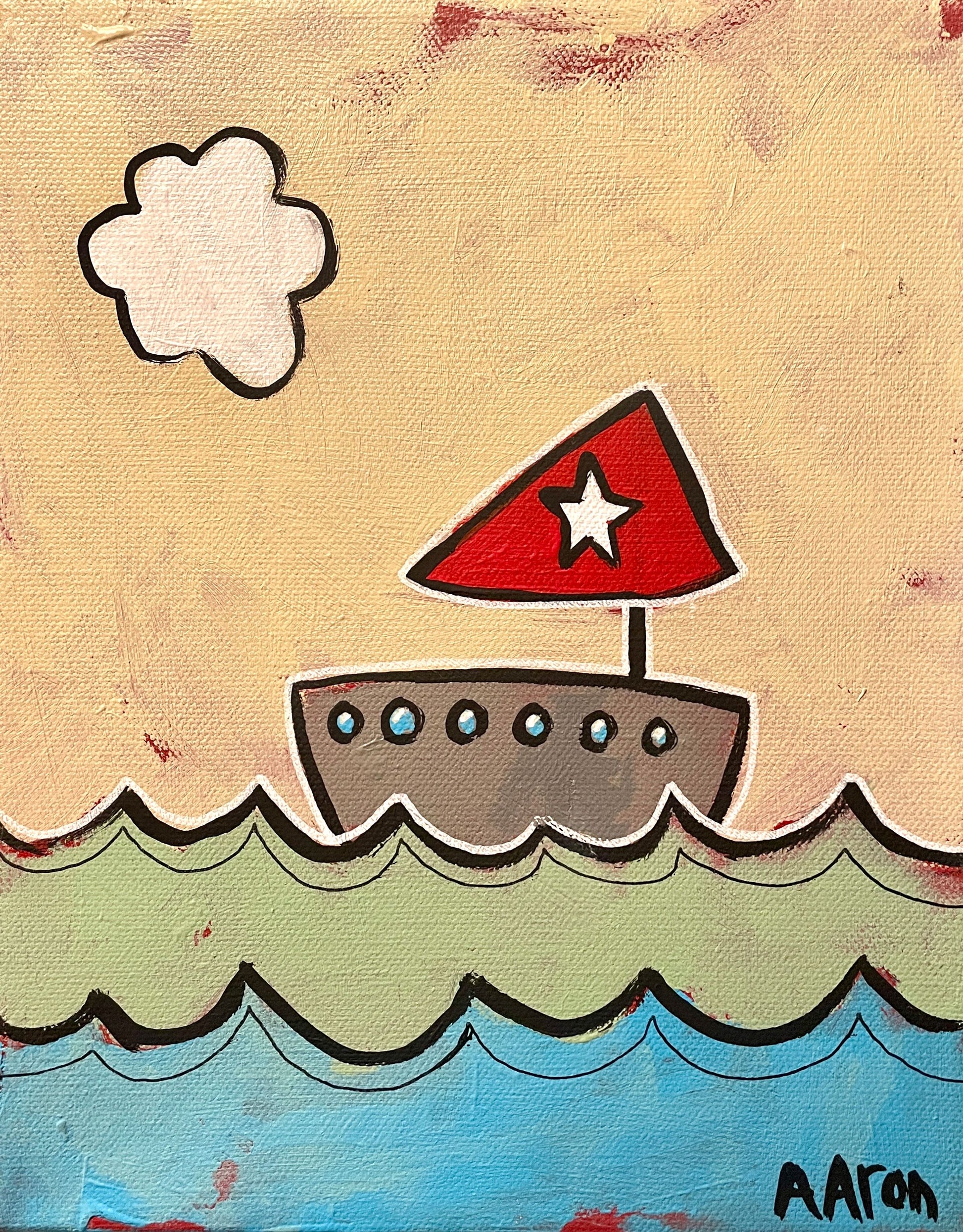 Little Sailboat 8 x 10