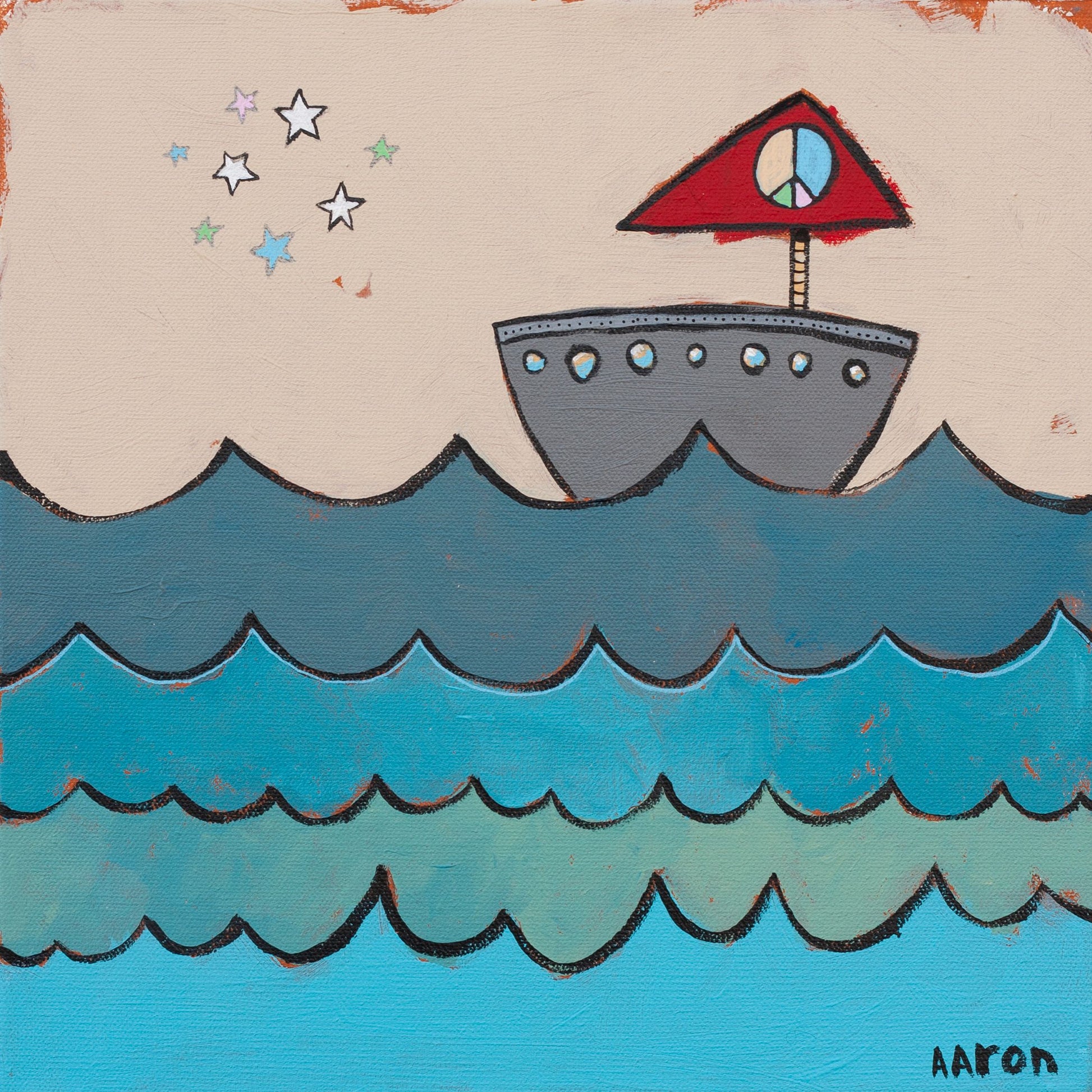 The Peaceful Sailboat