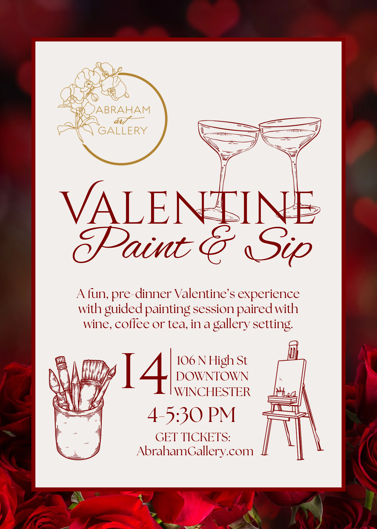 Valentine’s Paint & Sip