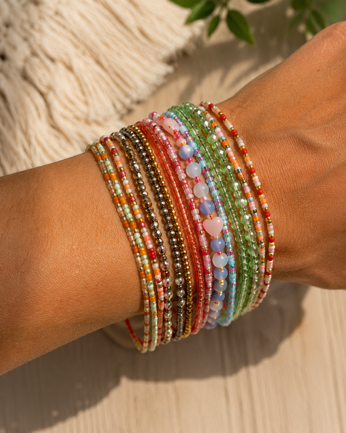 Stackable Beaded Bracelets