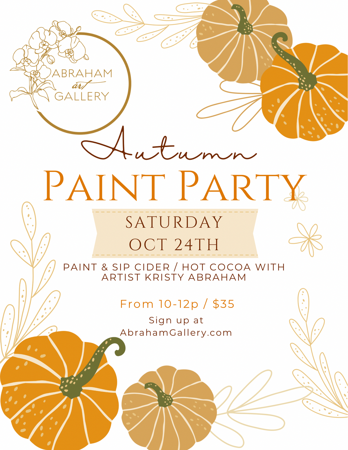 Autumn Paint & Cider