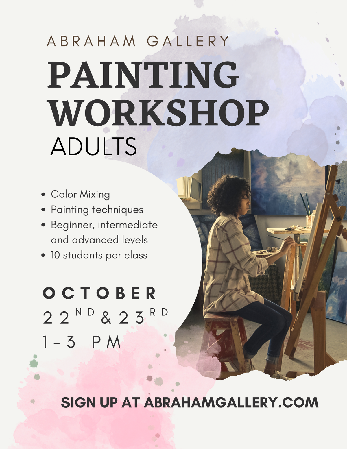 October Workshop: Adult Painting Class