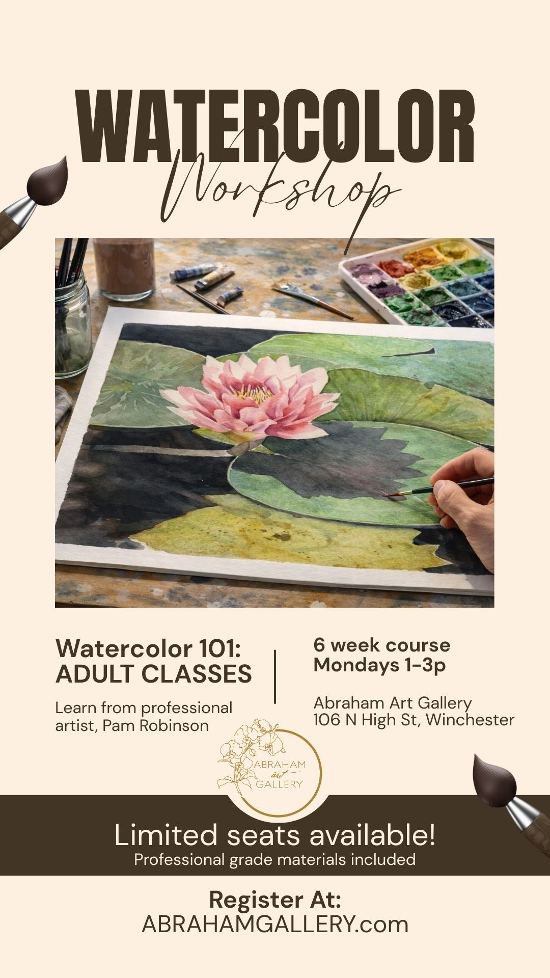Adult Watercolor Workshop