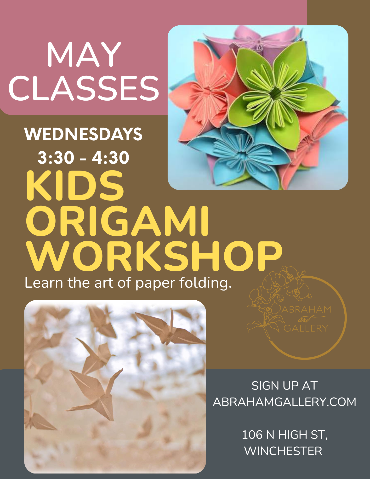 May Art Classes (Youth)