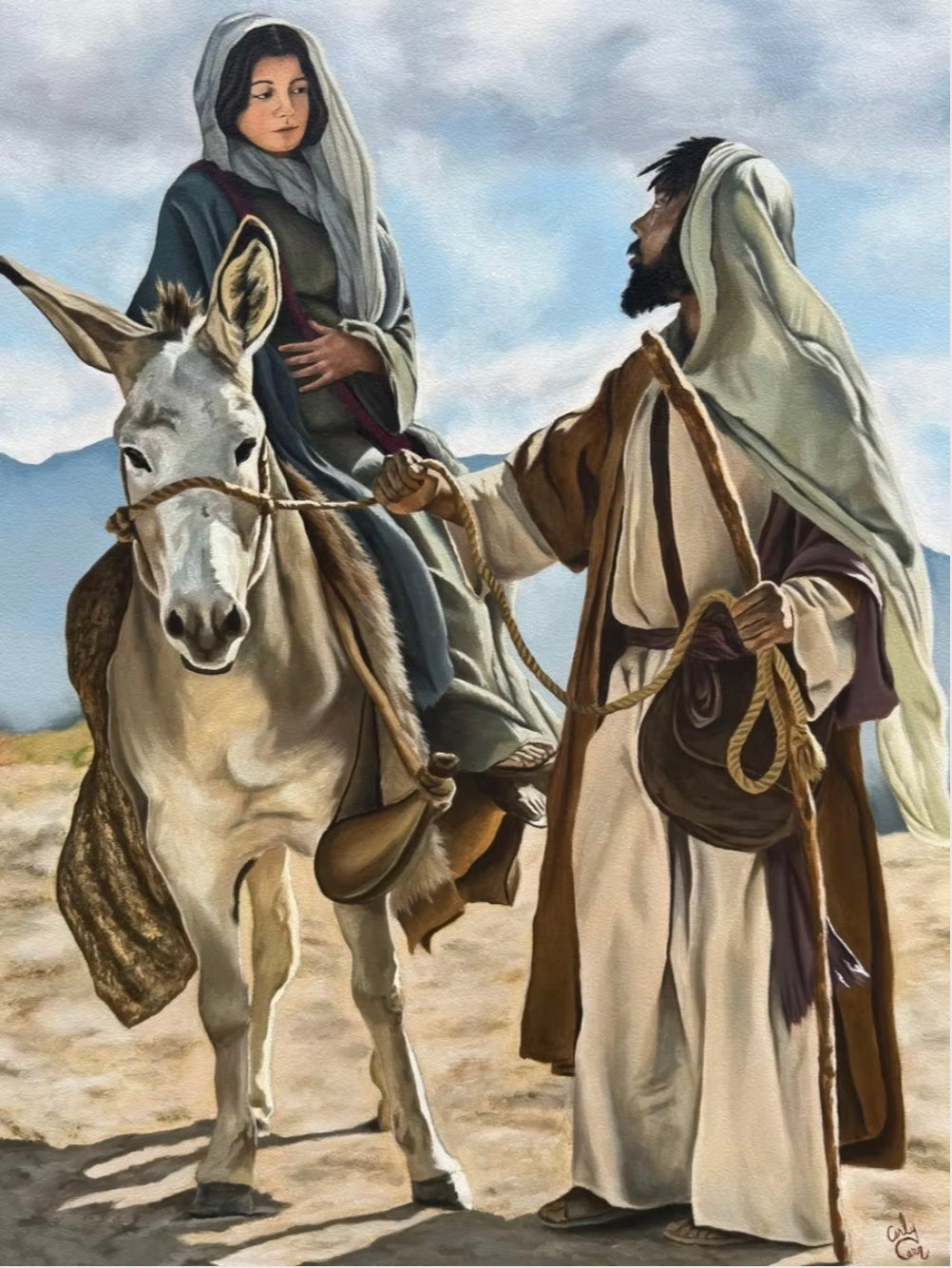 Journey to Bethlehem  Print