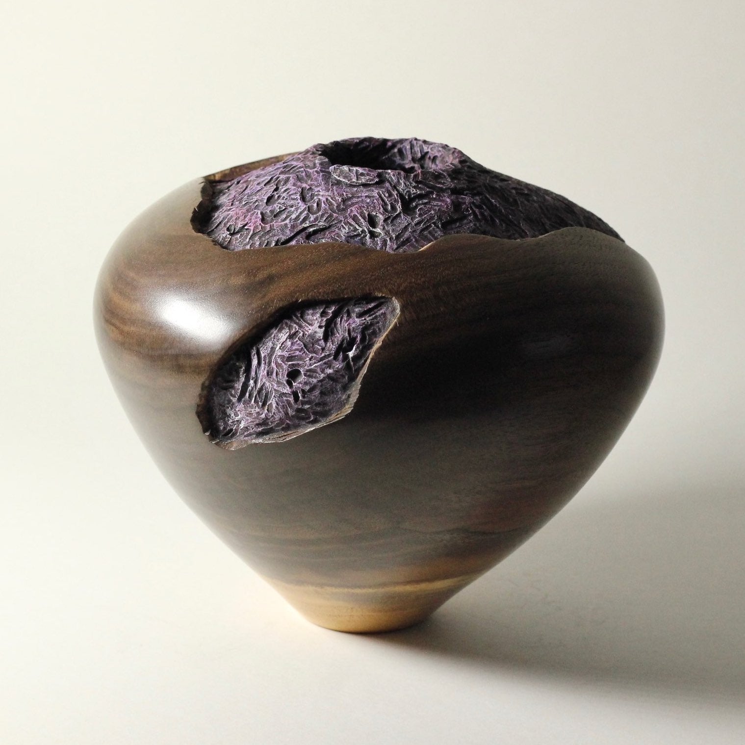 Black Walnut Hollow Vessel