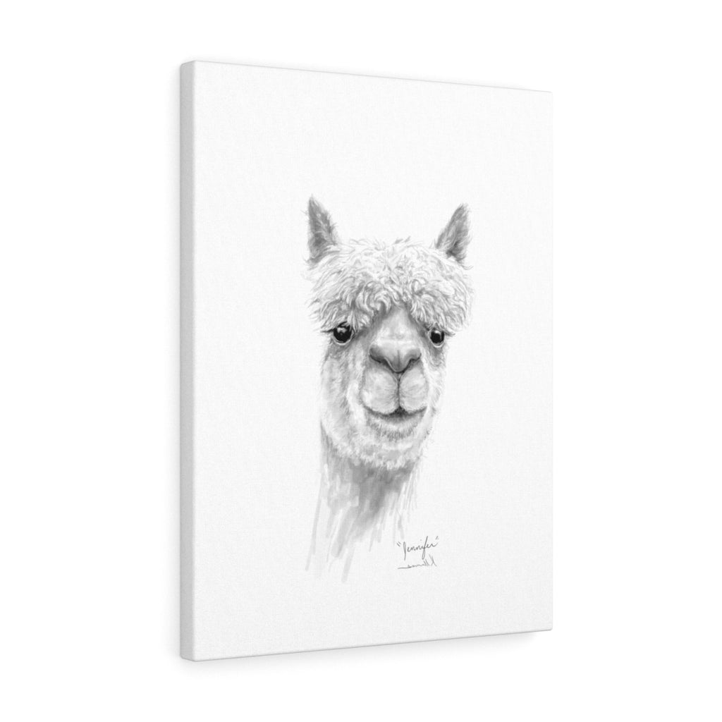 JENNIFER Llama - Art Canvas
