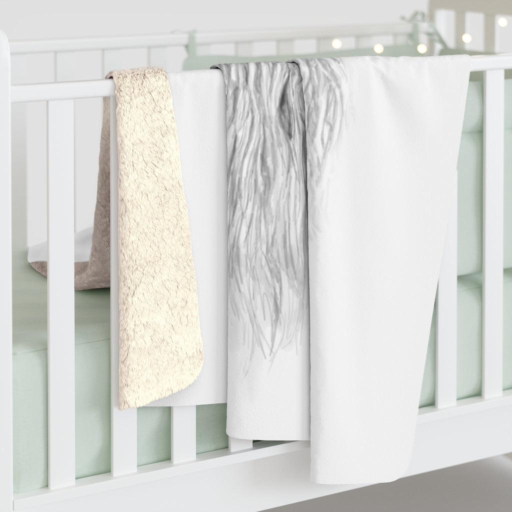 Eddie Llama: Sherpa Fleece Blanket