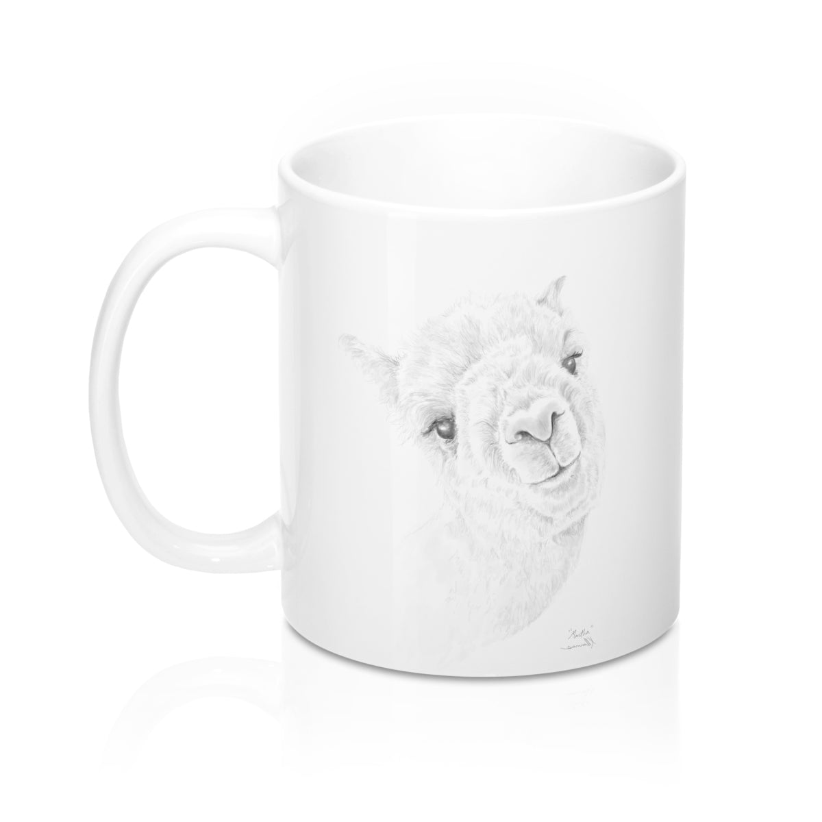 Llama Name Mugs - MARTHA