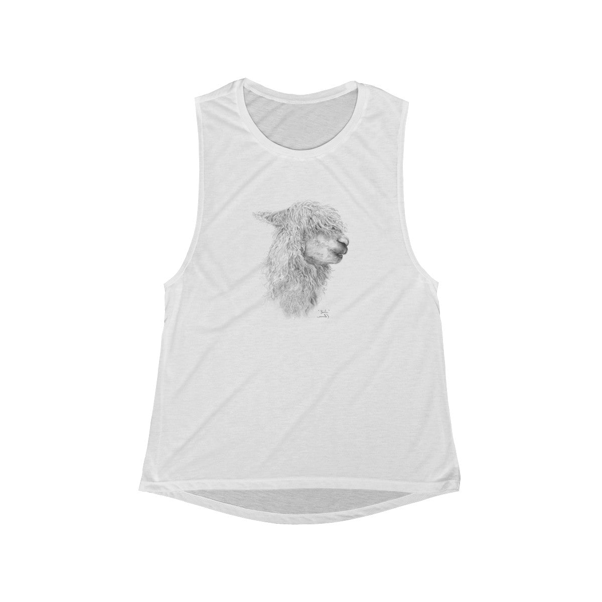 Llama Tank top: Woman's Scoop - BAILIE