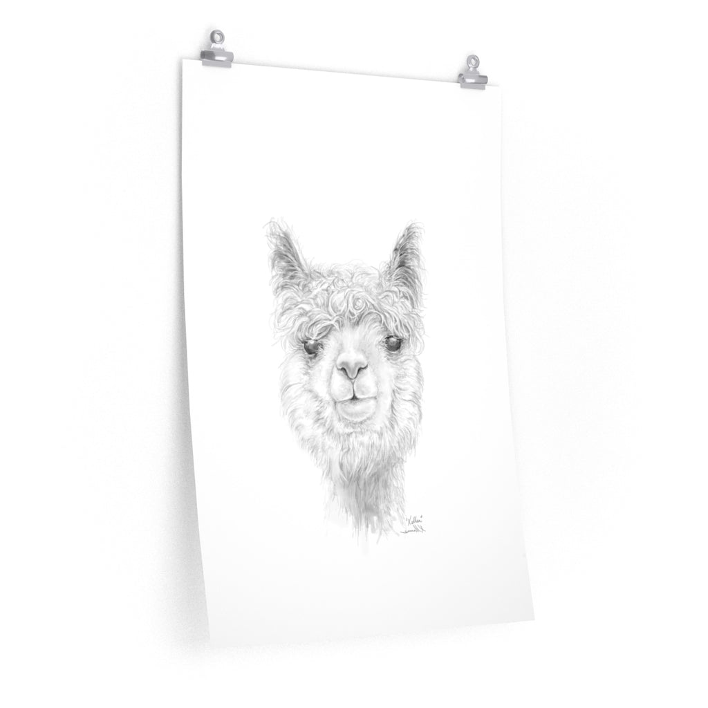 KELLEA Llama- Art Paper Print