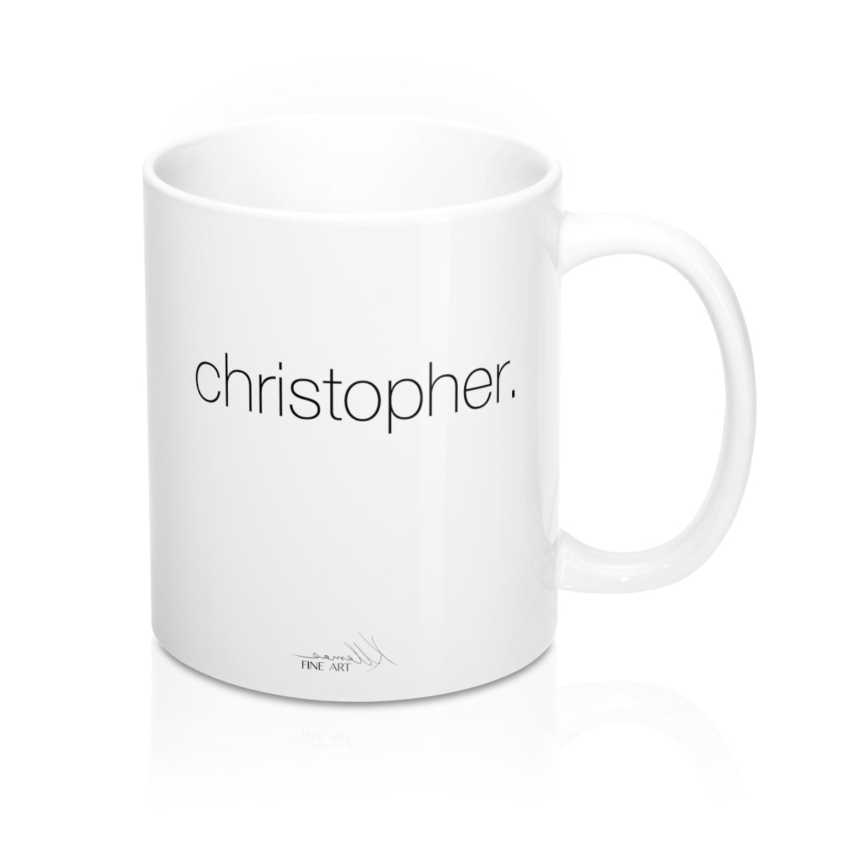 Personalized Llama Mug - CHRISTOPHER