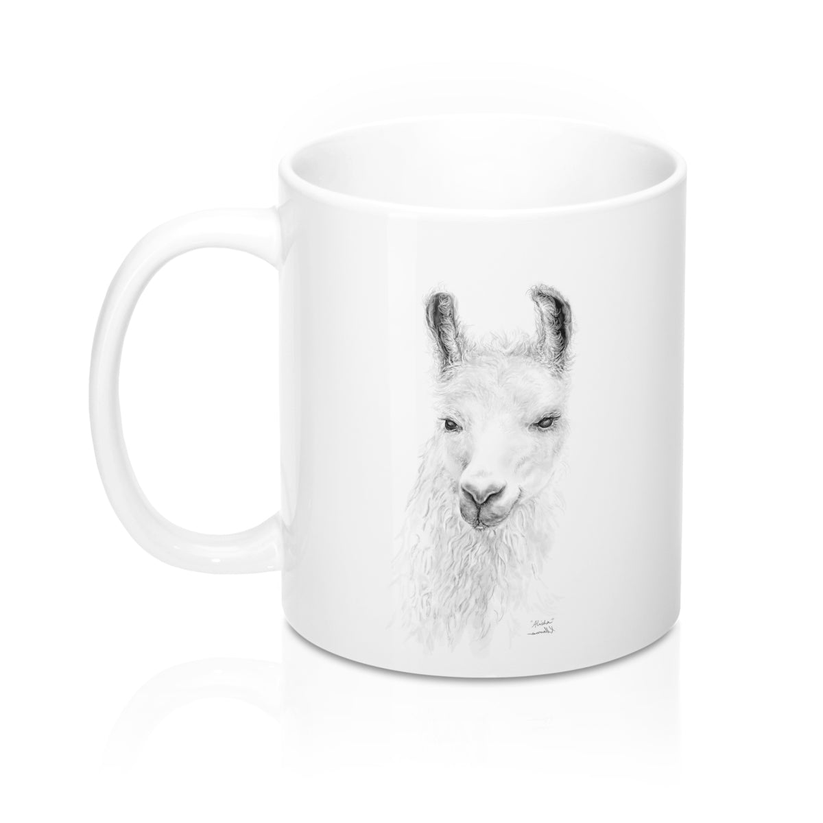 Llama Name Mugs - ALISHA
