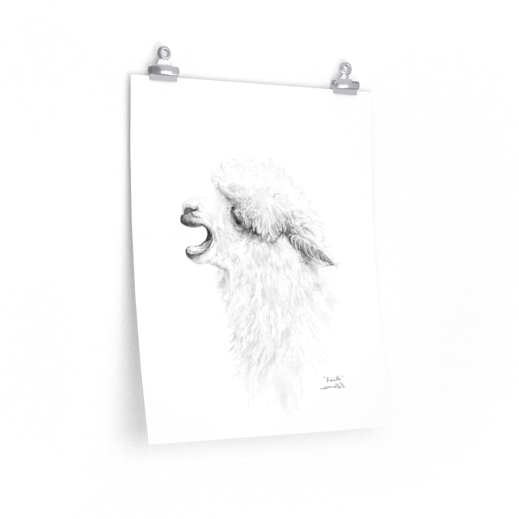 FIORELLA Llama- Art Paper Print
