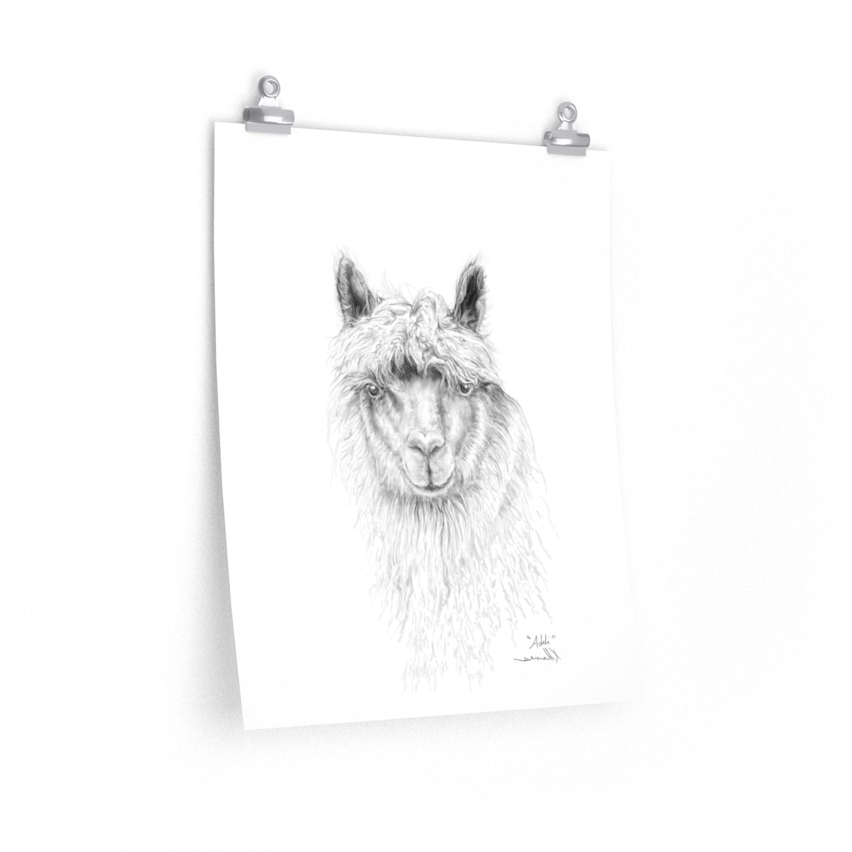 ADDI Llama- Art Paper Print