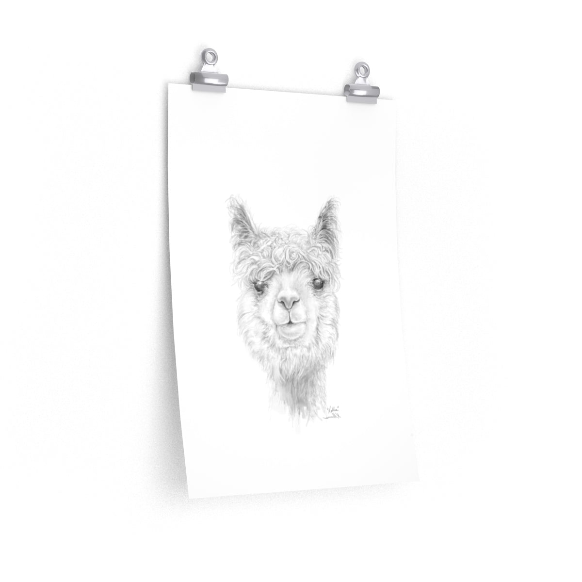 KELLEA Llama- Art Paper Print