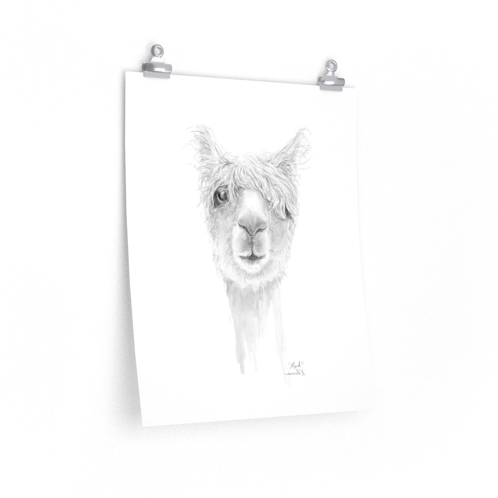 MARK Llama- Art Paper Print