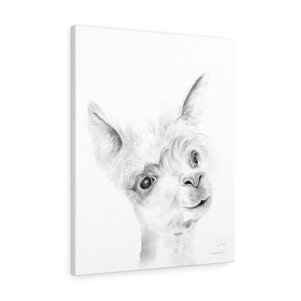 JULIE Llama - Art Canvas