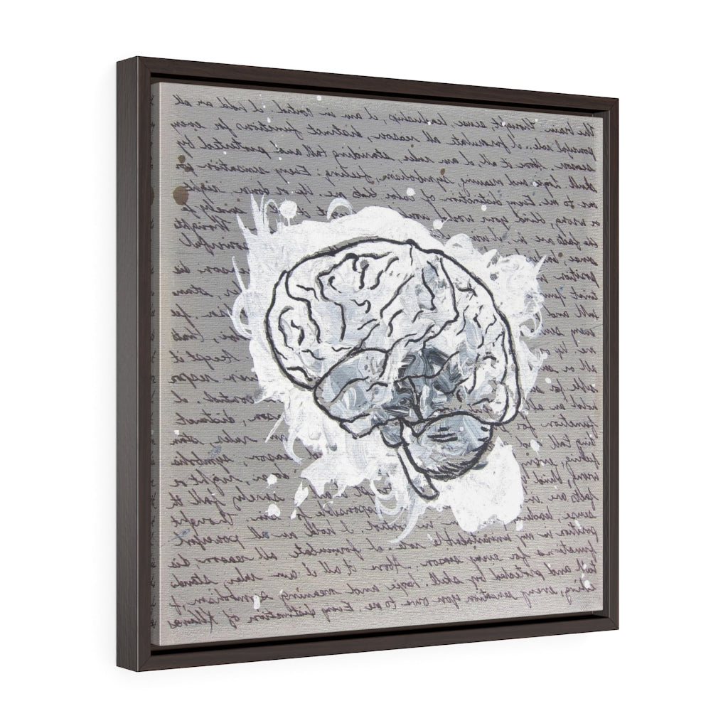 Square Framed Art Print | Lullaby: Mind