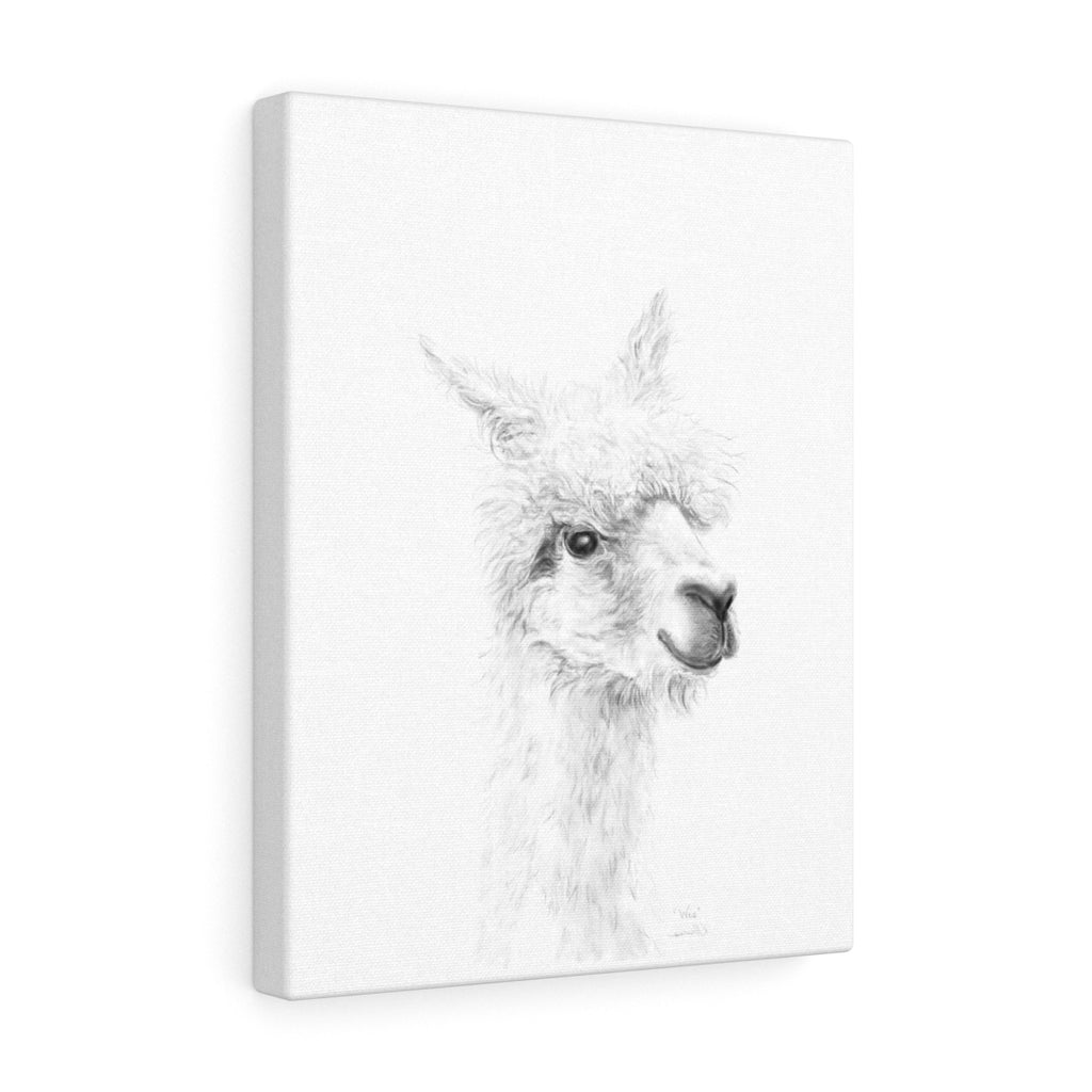 WES Llama - Art Canvas