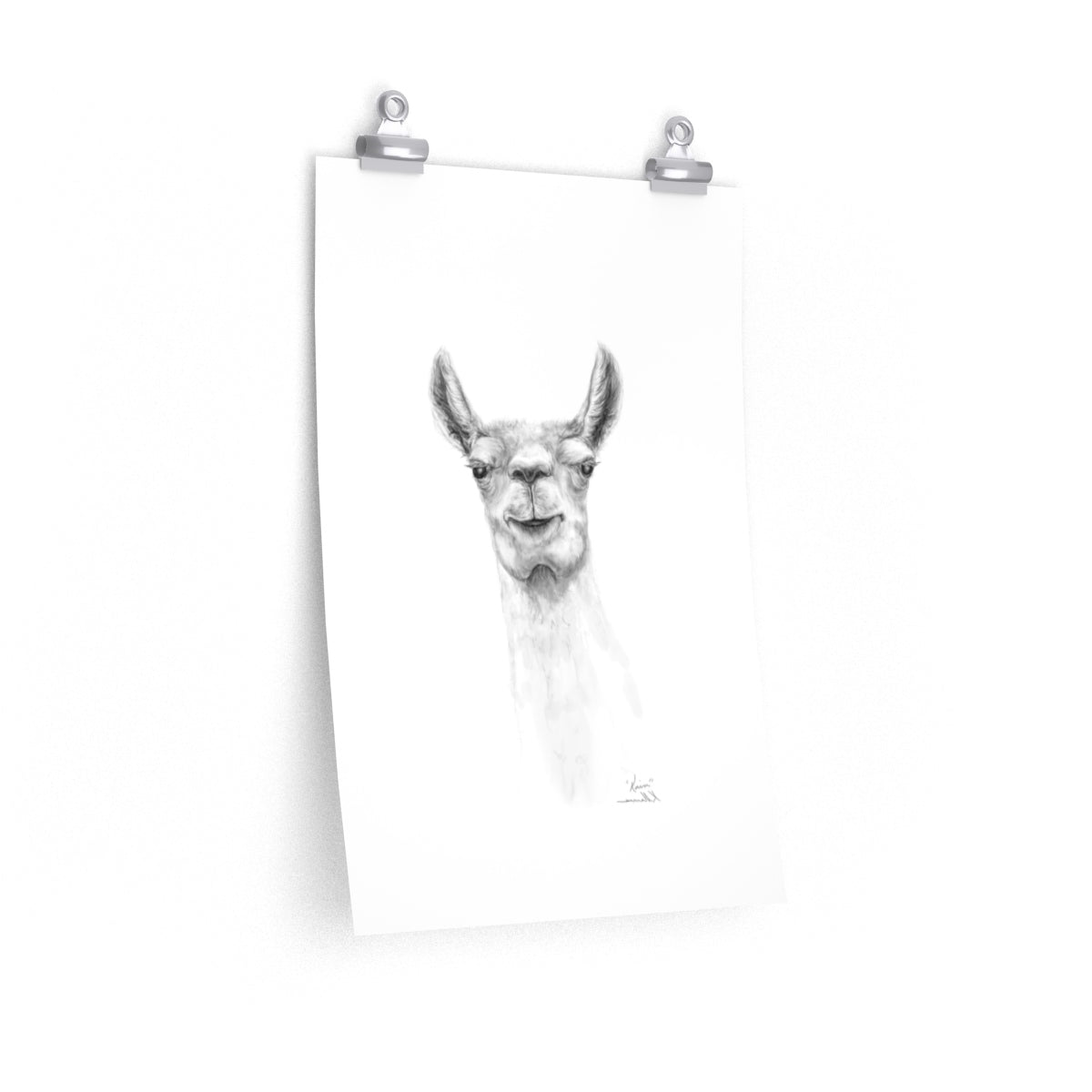 KAIN Llama- Art Paper Print