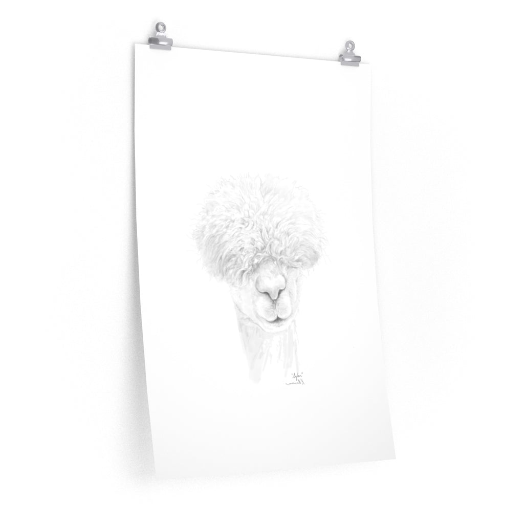 SYLAR Llama- Art Paper Print