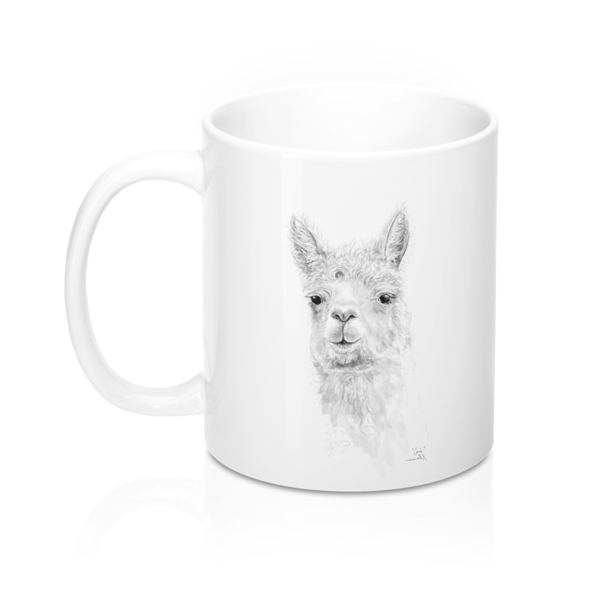 Llama Name Mugs - CARI