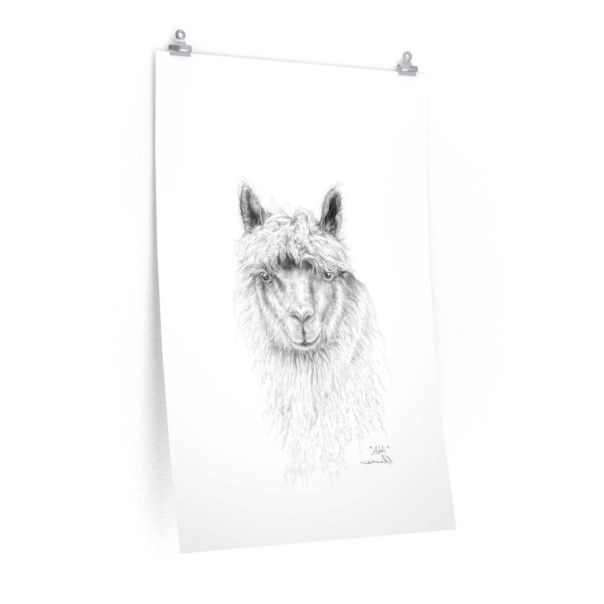 ADDI Llama- Art Paper Print
