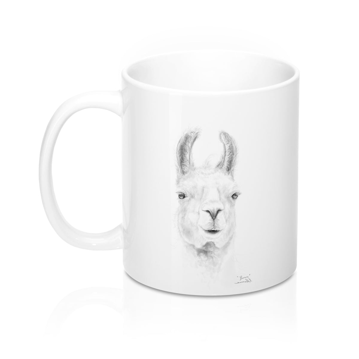 Llama Name Mugs - BROWN