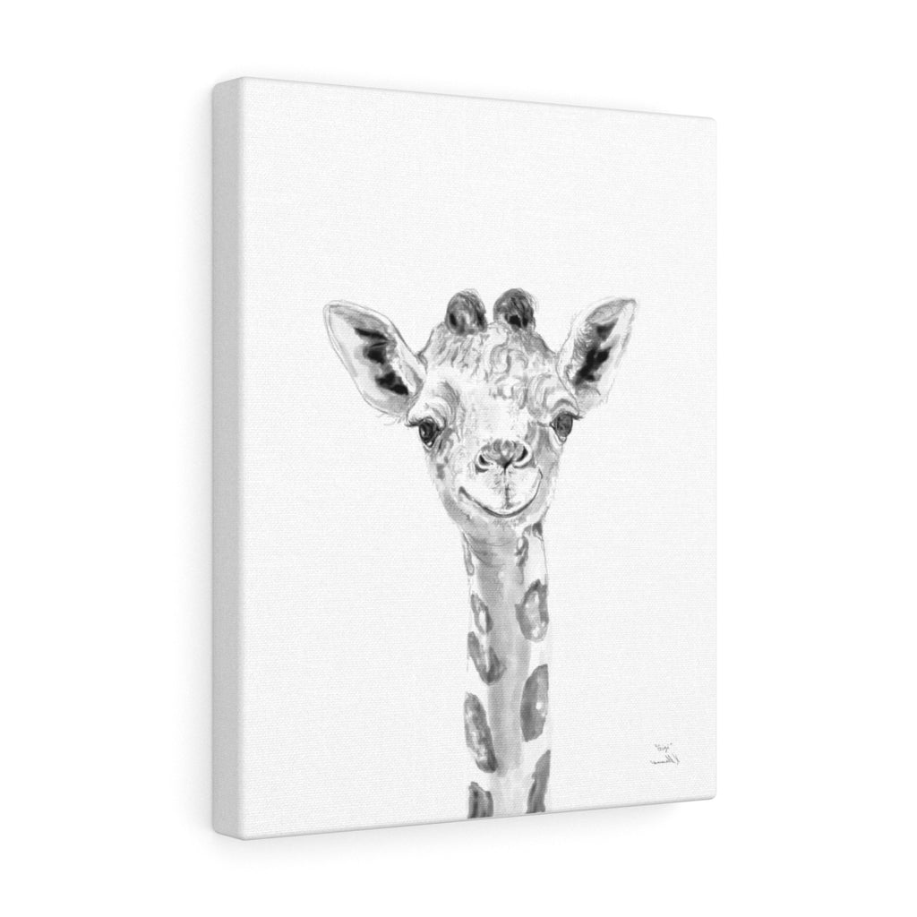 Gigi Giraffe - Animal Art Canvas
