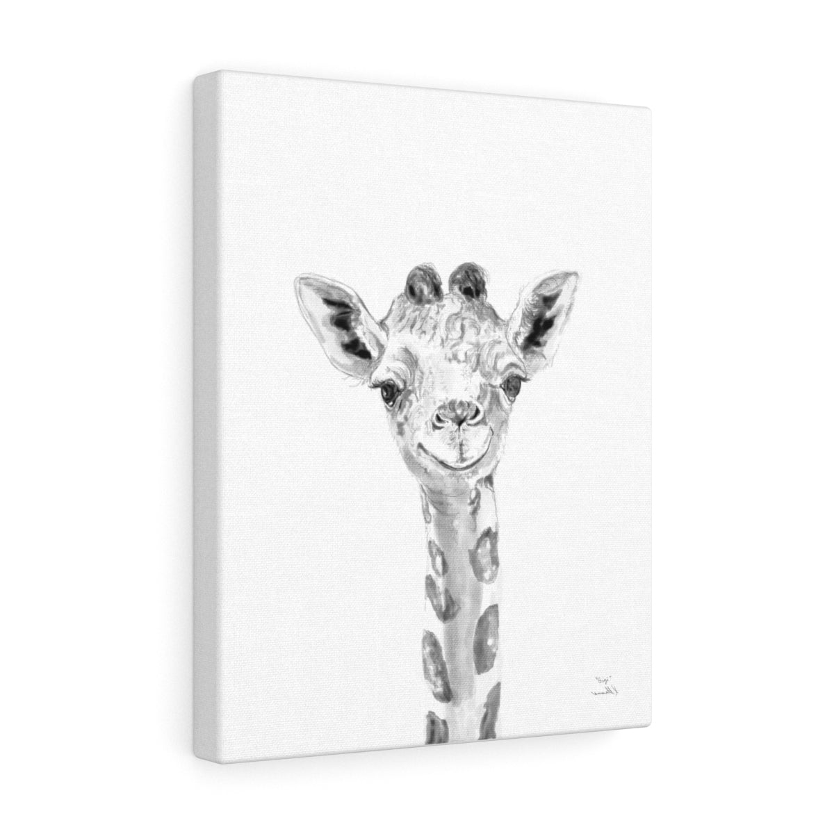 Gigi Giraffe - Animal Art Canvas