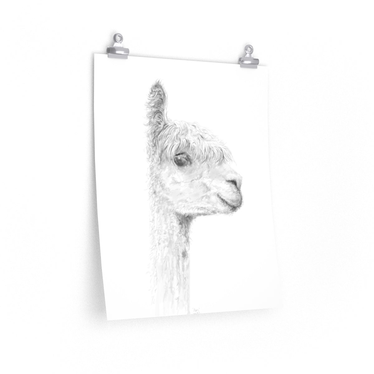 PIPER Llama- Art Paper Print